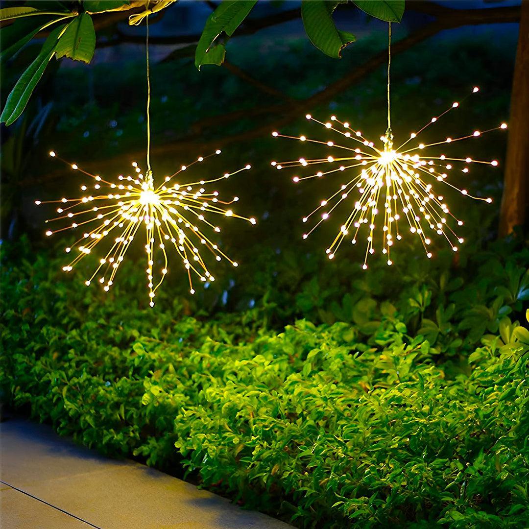 Pendente Solar de LED - Fogos de Artifício