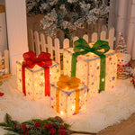 Caixa de Presente Iluminada de Natal LED - Disponível na ProntoPraTi