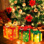 Caixa de Presente Iluminada de Natal LED - Disponível na ProntoPraTi