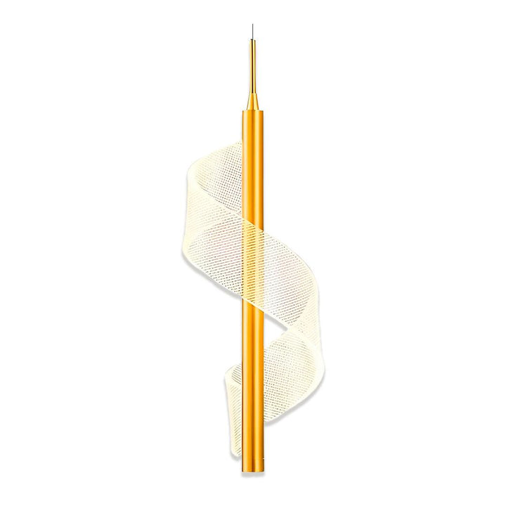 Pendente espiral de LED para cabeceira