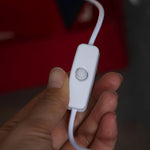 Luminária Cruz de Madeira Led