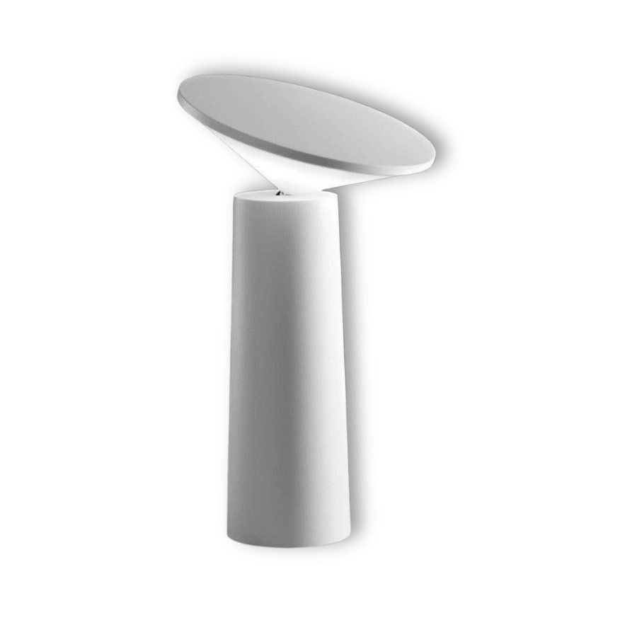 Luminária de Mesa Sem Fio Recarregável - LumiSat - Disponível na Luzzart