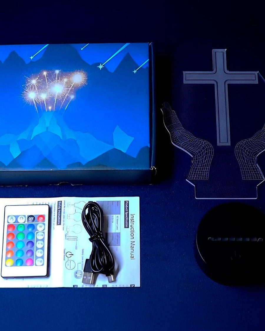 Vem com o controle remoto e o cabo USB