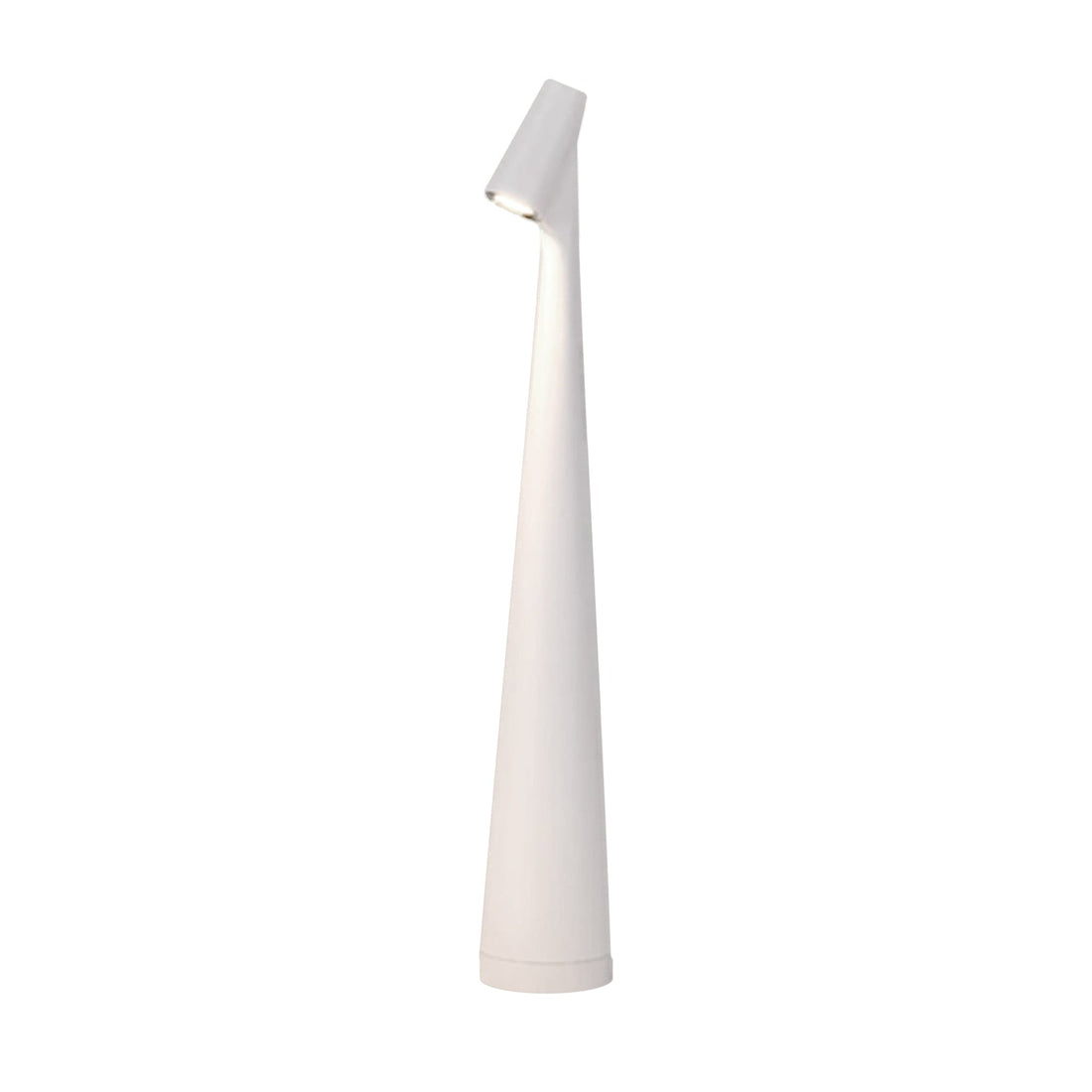 Abajur minimalista de alumínio na opção Branco
