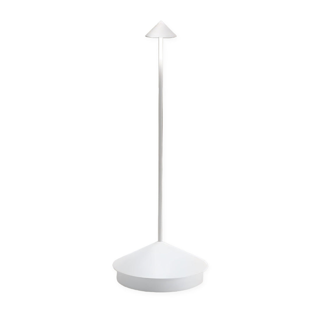 Luminária de mesa sem fio estilo Pina na opção Branco