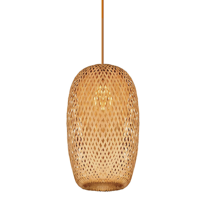 Pendente casulo de bambu