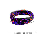 Pisca - Pisca Halloween LED – Roxo e Laranja 20m - Disponível na ProntoPraTi