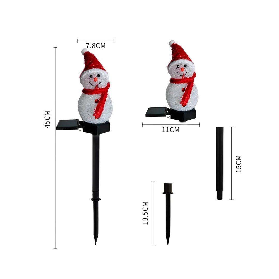 Espeto Solar - Boneco de Neve - Disponível na ProntoPraTi