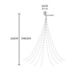 Árvore de Natal de Pisca Pisca + Estrela LED - Disponível na ProntoPraTi