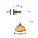 Arandela de Palha Bambu Rattan - CP114