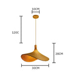 Luminária Pendente Chapéu de Palha