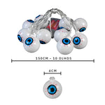 Varal Olho Luminoso Assustador 3m – Decoração de Halloween - Disponível na ProntoPraTi