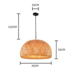 Pendente de Bambu Palha Fibra Natural - CP311