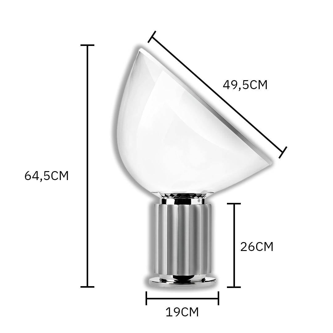 Luminária Taccia – Design Italiano (Estilo Atollo) - Disponível na ProntoPraTi