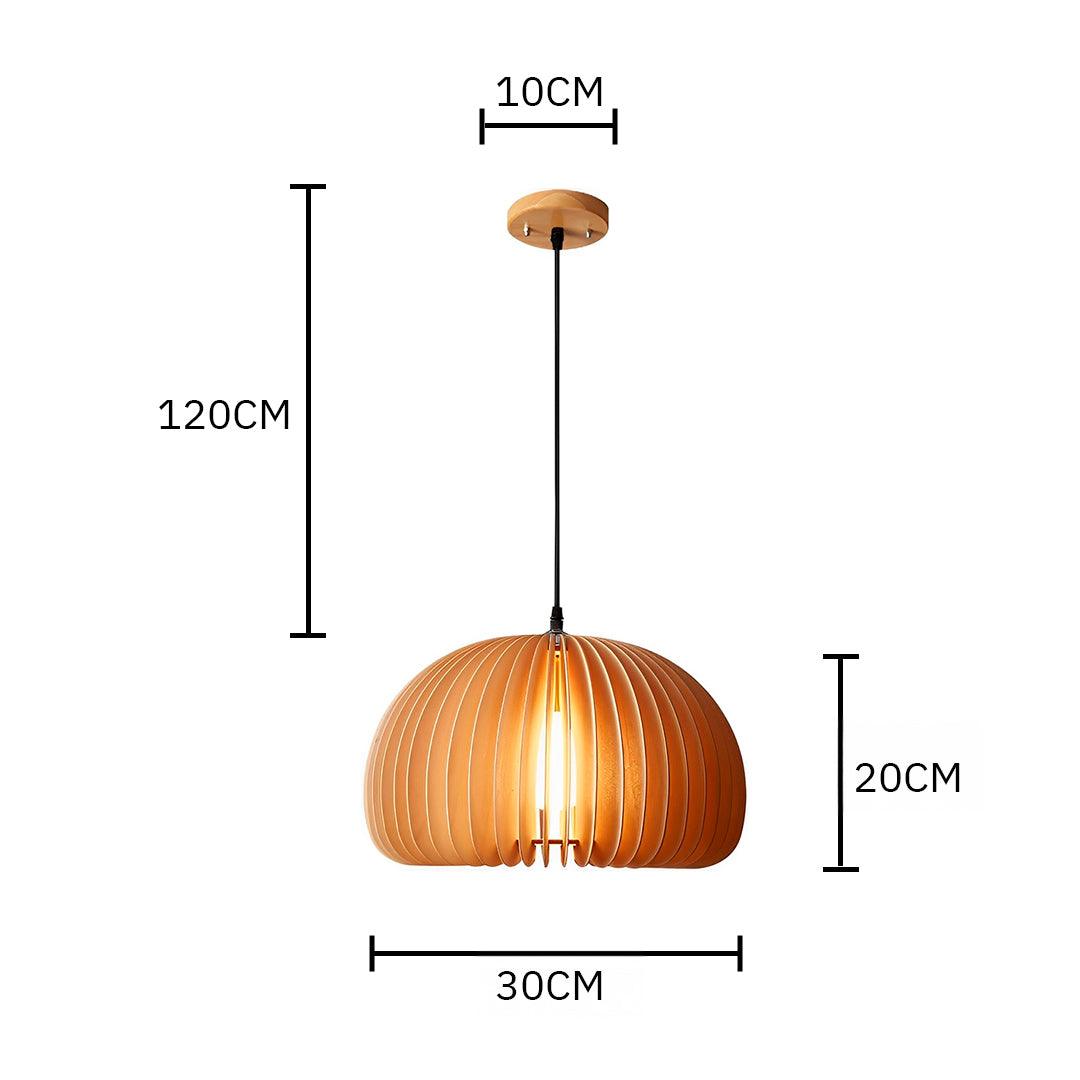 Pendente de Madeira BassWood