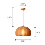 Pendente de Madeira BassWood