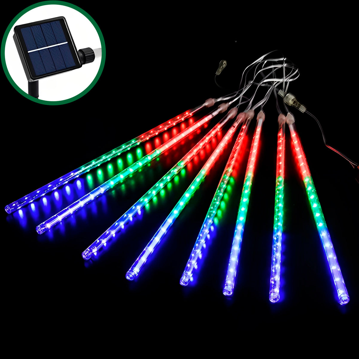LED Chuva de Meteoros / 8 Tubos de 50cm - Disponível na ProntoPraTi