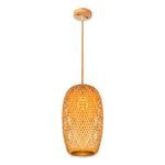 Pendente Casulo de Bambu Palha Fibra Natural