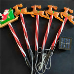 Espeto Solar de Natal LED - Trenó e Renas - Disponível na ProntoPraTi