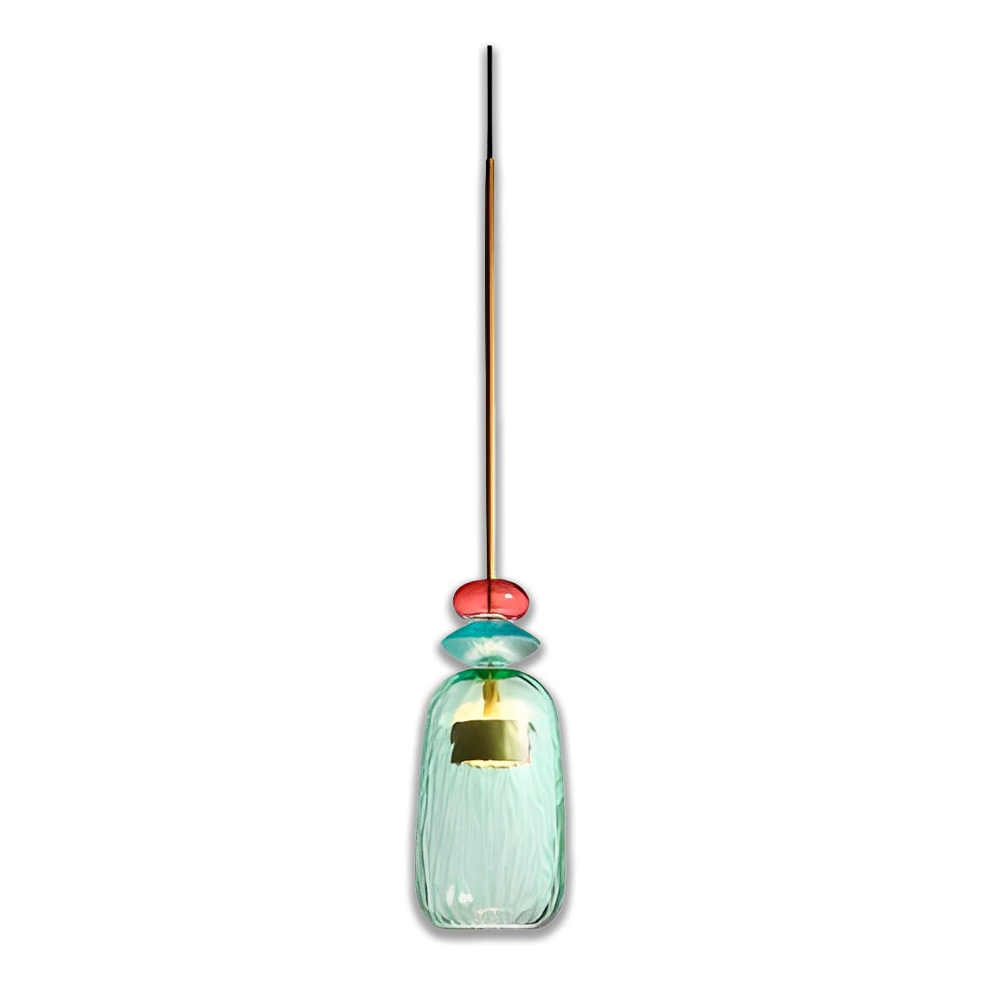 Lustre Pendente Moderno de Vidro Colorido - Disponível na ProntoPraTi