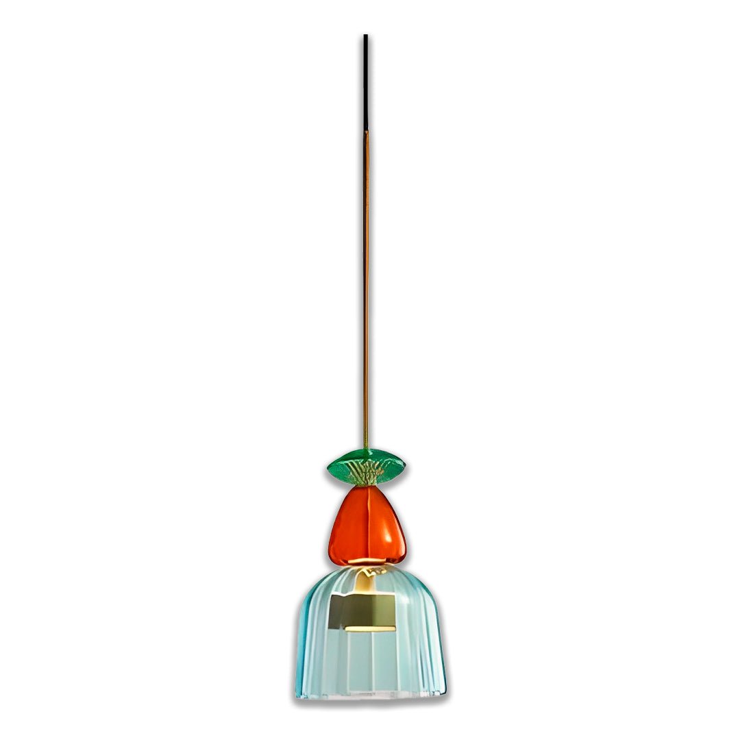Lustre Pendente Moderno de Vidro Colorido - Disponível na ProntoPraTi