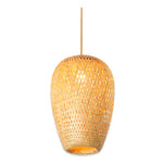 Pendente Casulo de Bambu Palha Fibra Natural