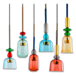 Lustre Pendente Moderno de Vidro Colorido - Disponível na ProntoPraTi