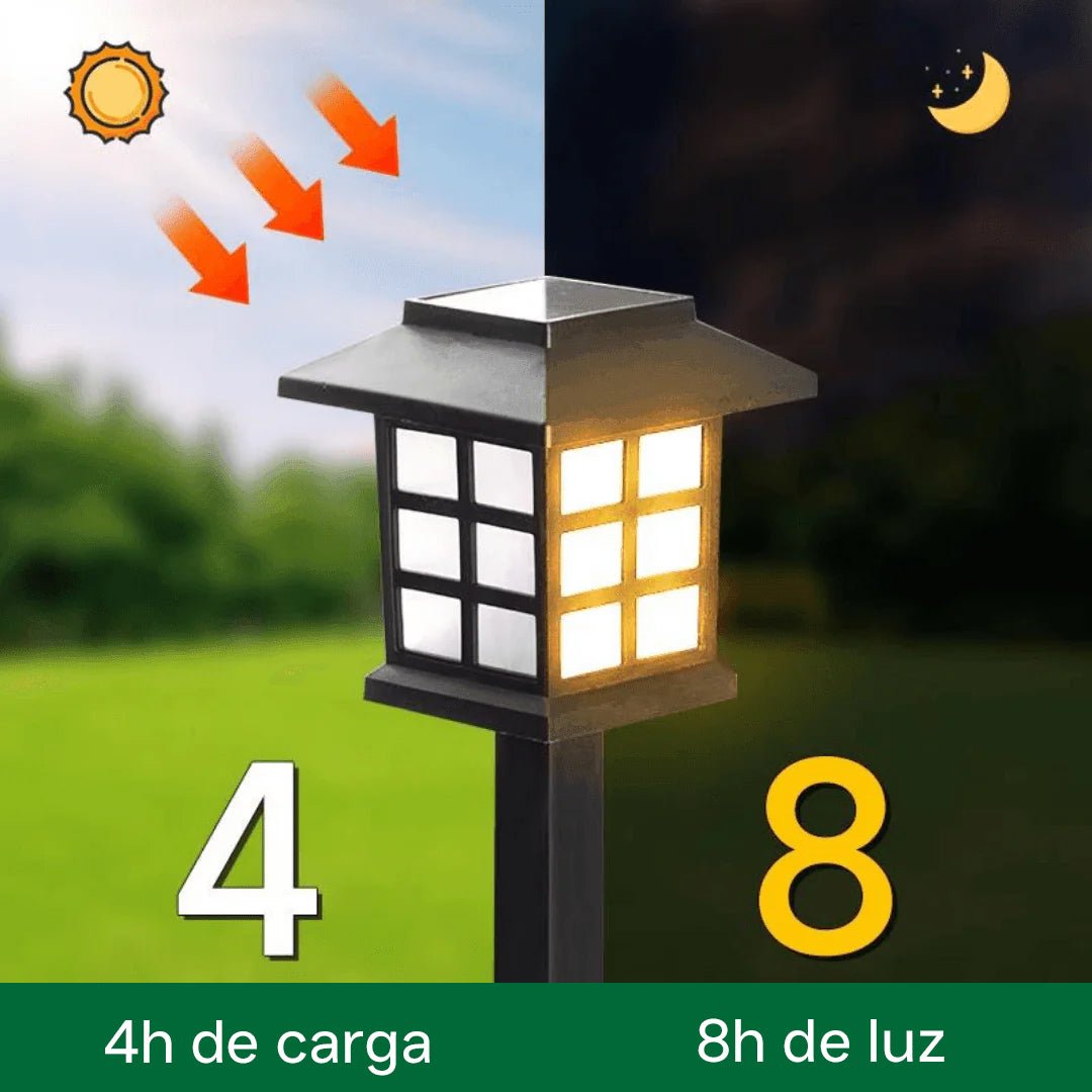 Espeto Solar para Jardim de Led - CubeGarden - Disponível na ProntoPraTi
