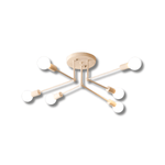 Lustre Sputnik para 6 Lâmpadas - DoubleTrio Lux - Disponível na Luzzart