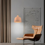 Pendente Sino de Bambu Palha Fibra Natural