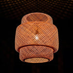 Pendente de Bambu Palha Fibra Natural - CP322