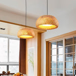 Pendente de Bambu Palha Fibra Natural - CP311