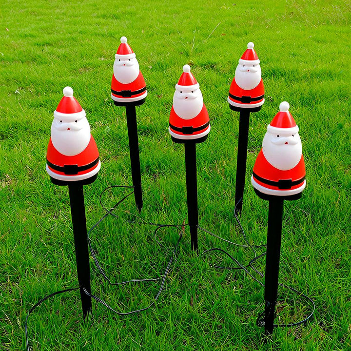 Para jardim, kit solar com 5 espetos