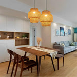 Pendente de Bambu Palha Fibra Natural - CP322