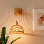 Arandela de Palha Bambu Rattan - CP114