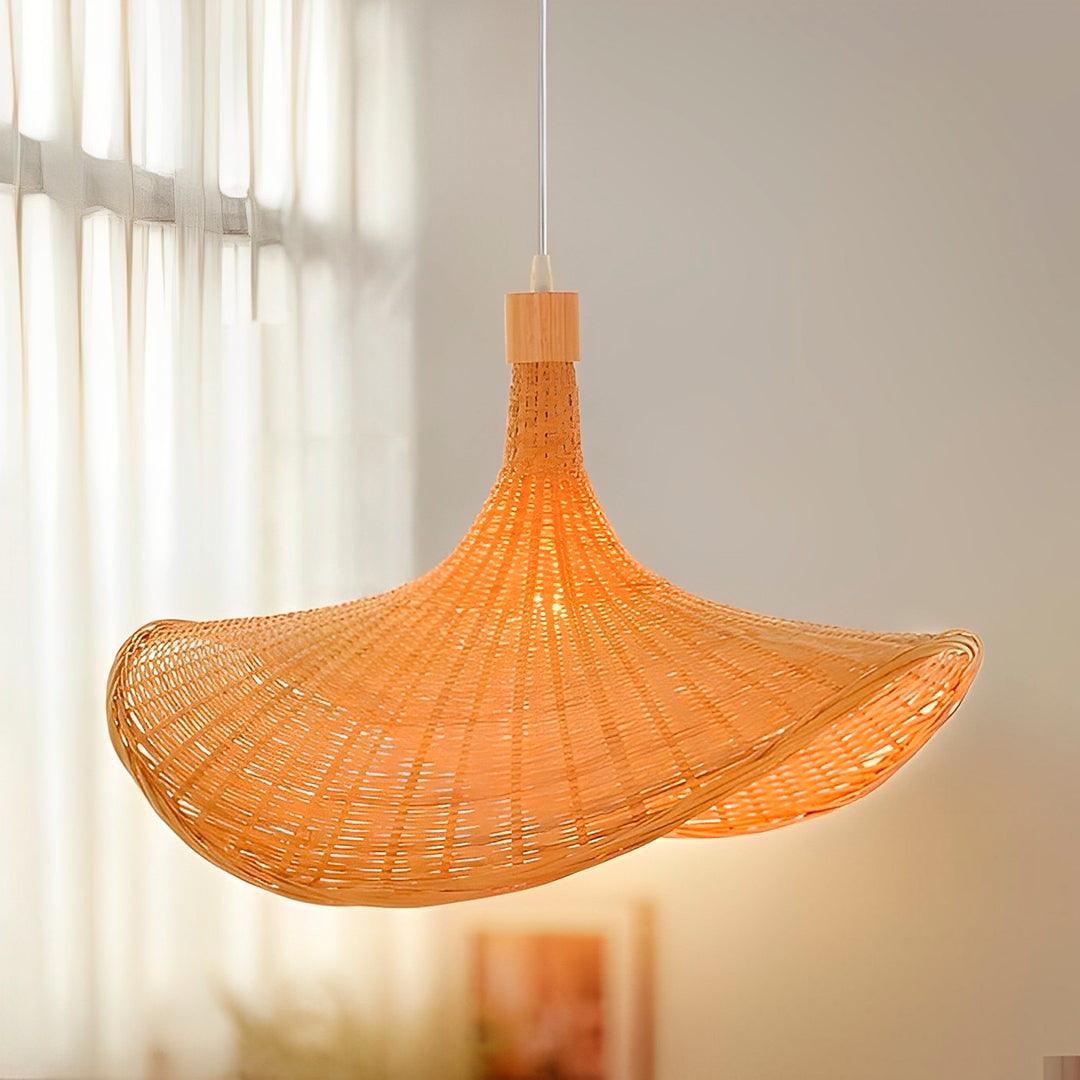 Luminária Pendente Chapéu de Palha
