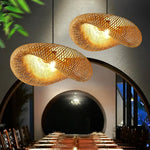 Luminária Pendente Chapéu de Palha Borneu