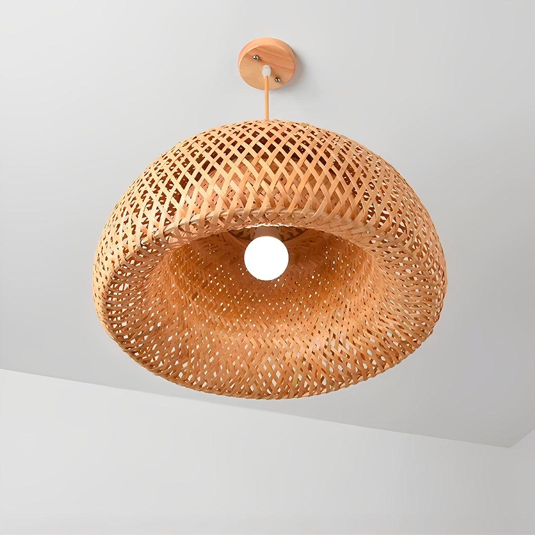 Pendente de Bambu Palha Fibra Natural - CP311