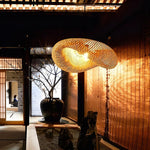 Luminária Pendente Chapéu de Palha Borneu