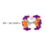 Pisca - Pisca Halloween LED – Abóboras, Morcegos e Fantasmas (3m) - Disponível na ProntoPraTi