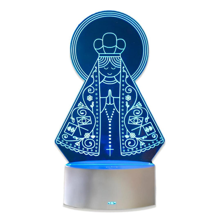 Luminária Nossa Senhora Aparecida em 16 cores
