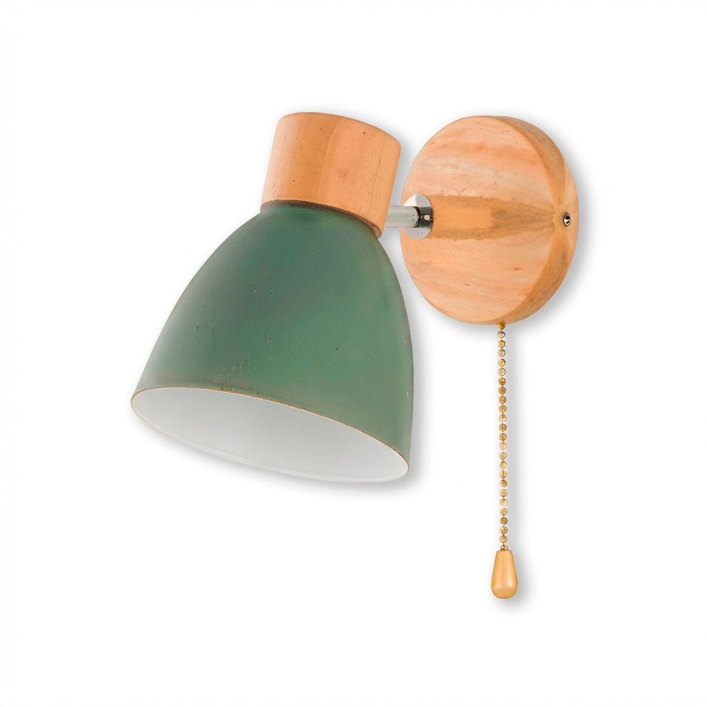 Colorido com base de madeira na opção Verde