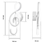 Arandela - Clave de Sol - ProntoPraTi